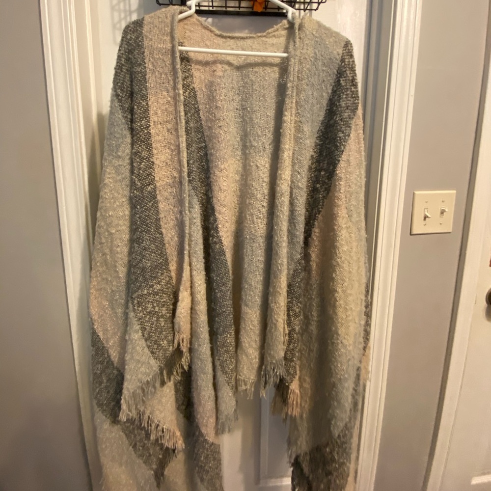 striped cardigan